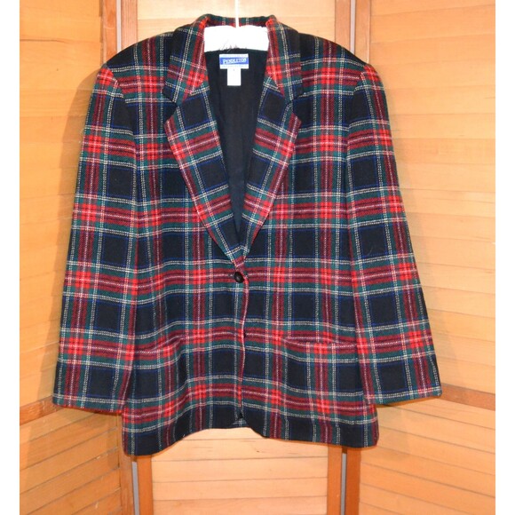 Pendleton Jackets & Blazers - Vintage Pendleton Knockabout Boyfriend Blazer Traditional Plaid